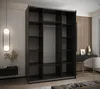 MEBLE KRYSPOL LUX 2 Schrank - 245,5x180x64cm - Schwarz, Produktbild-Vorschau 3