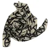 Baumwolltuch - Peace Muster 10 cm beige - schwarz - Produktbild-Vorschau 2