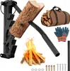 Eikuavons Manueller Holzspalter zur Wandmontage, Schwarz, Produktbild-Vorschau 1