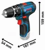 Bosch Professional 12V System Akku Schlagbohrschrauber GSB Produktbild-Vorschau 7