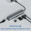Rolio USB C Hub, HDMI 4K@60hz, Ethernet 1Gbps, USB-C, SD/TF Produktbild-Vorschau 3