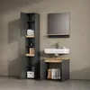 Meuble sous lavabo Livinity Timavo Anthracite 60x57.5cm Voir les images du produit 5