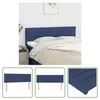The Living Store Kopfteile 2 Stk. Blau 72x5x78/88 cm Stoff Produktbild-Vorschau 1