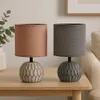 Luxus - Tischlampe Oslo - Rot - H26xØ14 - Armatur E14 - Produktbild-Vorschau 5