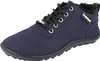 A single navy blue shoe with black laces and black fur lining is shown against a white background. Produktbild-Vorschau