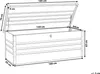 BELIANI Gartentruhe Grau Metall 600 L 165 x 70 cm Produktbild-Vorschau 7