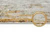 Kurzflorteppich 160 x 230 cm Grau-Gelb modern abstraktes Produktbild-Vorschau 4