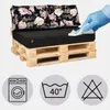 Poduszki ogrodowe Blomster na europalety, komplet poduch na Podgląd zdjęcia produktu 7