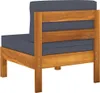 7-tlg. Garten-Lounge-Set mit Dunkelgrauen Auflagen Produktbild-Vorschau 6