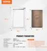 VEVOR klapka dla psa wykonana z aluminiowej ramy z systemem Podgląd zdjęcia produktu 7