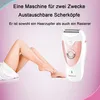 Damenrasierer, Zwei-in-Eins-Gerät zur elektrischen Produktbild-Vorschau 3