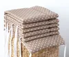 Braun PUNKTE 100% Baumwolle 180 x 30 cm BETTUMRANDUNG Produktbild-Vorschau 3