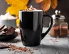 Szklanki czarne Ala GLASMARK zestaw 4szt kubki kawę latte Podgląd zdjęcia produktu 6