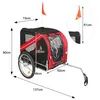 Carrosse pour chien Remorque de vélo Pliable avec fenêtres Voir les images du produit 7