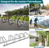 Support à vélo TolleTour pour 5 vélos, 130x32x26cm, en Voir les images du produit 3