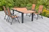 Merxx Gartenmöbel Set Santorin 9tlg., 4 Klappsessel inkl. Produktbild-Vorschau 7