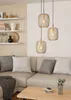 Lampada a sospensione - Colore sabbia - 46 x 110 cm - Anteprima dell’immagine prodotto 4