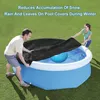 Poolkissen Winter Rund 360 XXL 120x120cm – Hellblau Produktbild-Vorschau 4