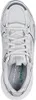 Top-down view of a white and gray Skechers sneaker. Produktbild-Vorschau