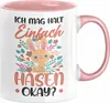 Hasen-Liebhaber Tasse Geschenk Ich Mag Halt Einfach Hasen Produktbild-Vorschau 1