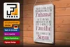 Blechschild Spruch 20x30cm Zuhause Familie beides ein Segen Produktbild-Vorschau 4