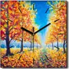 Coloray Uhr auf Leinwand 30x30 cm Wand Uhr Dekoration Produktbild-Vorschau 1