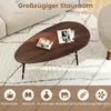 COSTWAY Couchtisch, Mittelalter Wohnzimmertisch mit Produktbild-Vorschau 4