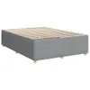 Maison Exclusive - Boxspringbett mit Matratze Hellgrau Produktbild-Vorschau 8