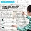 10er Set 3D Wandaufkleber, selbstklebende Wandpaneele Produktbild-Vorschau 3