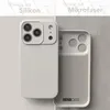 A split image showing two different phone cases, one made of silicone and the other with a microfiber insert. Produktbild-Vorschau