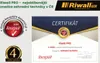 Marketing image with awards and certifications for Riwall PRO. Podgląd zdjęcia produktu