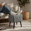 Sitzhocker Schminktisch Cord Hocker Fußhocker Schminkhocker Produktbild-Vorschau 3