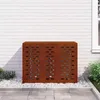 vidaXL Osłona klimatyzacji Rusty 110 x 50 x 80 cm Stal Podgląd zdjęcia produktu 3