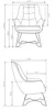Polstersessel Modi - Designersessel Loungesessel 100 cm - Produktbild-Vorschau 6