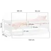 Łóżko dziecięce Oli z barierką i stelażem | 160x80 cm | Podgląd zdjęcia produktu 11