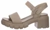 Dockers by Gerli  Damenschuhe Sandalen Hoch Beige Freizeit Produktbild-Vorschau 5