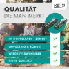 2 Stück Outdoor Besteck Edelstahl Campingbesteck Essbesteck Produktbild-Vorschau 2