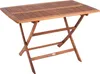 A wooden folding table on a white background. Produktbild-Vorschau