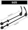 PolkaHome® Fahrrad Vorder- und Hinterachse Schnellspanner Produktbild-Vorschau 2