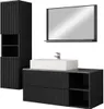 Set da bagno SEGUNDO 5 - marmo nero / nero opaco / nero + Anteprima dell’immagine prodotto 2