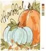 Zuty - Malen nach Zahlen - BLAU-ORANGEFARBENER KÜRBIS Produktbild-Vorschau 3