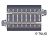 TILLIG Gerades Gleis G3 Gleisstück 43 mm grau Bettungsgleis Produktbild-Vorschau 1