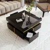 MODFU Table Basse 70 x 35,5 x 70 cm - Finition Haute Voir les images du produit 2
