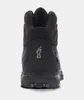 The image shows the back view of a black hiking boot. Produktbild-Vorschau