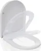 CECIPA WC-Sitz D-Form mit Absenkautomatik, Toilettendeckel Produktbild-Vorschau 1