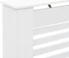 vidaXL Heizkörperabdeckung Weiß 112×19×81,5 cm MDF Produktbild-Vorschau 7