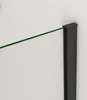 100cm Schwarz Badewannenaufsatz 4-tlg. Faltwand mit 70cm Produktbild-Vorschau 6