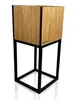 Blumenbeet quadratisch LOFT FIORINO Eiche 22x22x50 cm Produktbild-Vorschau 2
