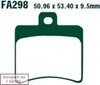 EBC Brakes SFA298 Bremsbeläge Satz Bremsklötze für APRILIA Produktbild-Vorschau 2