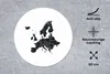 MuchoWow® Mauspad Mousepad Europa-Karte - Schwarz und weiß Produktbild-Vorschau 2